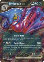 Toxicroak ex - 131/198 | SV01: Scarlet & Violet Base Set | Holofoil | Near Mint