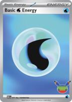 Basic Water Energy - 011 (30th Celebration) | MEE: Mega Evolution Energies | Holofoil | Near Mint