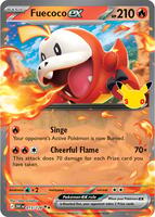 Fuecoco ex - 015/128 | ME: 30th Celebration | Holofoil | Near Mint