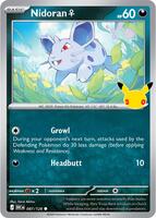 Nidoran F | ME: 30th Celebration | Holofoil | Near Mint