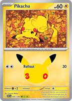 Pikachu - 035/128 | ME: 30th Celebration | Holofoil | Near Mint